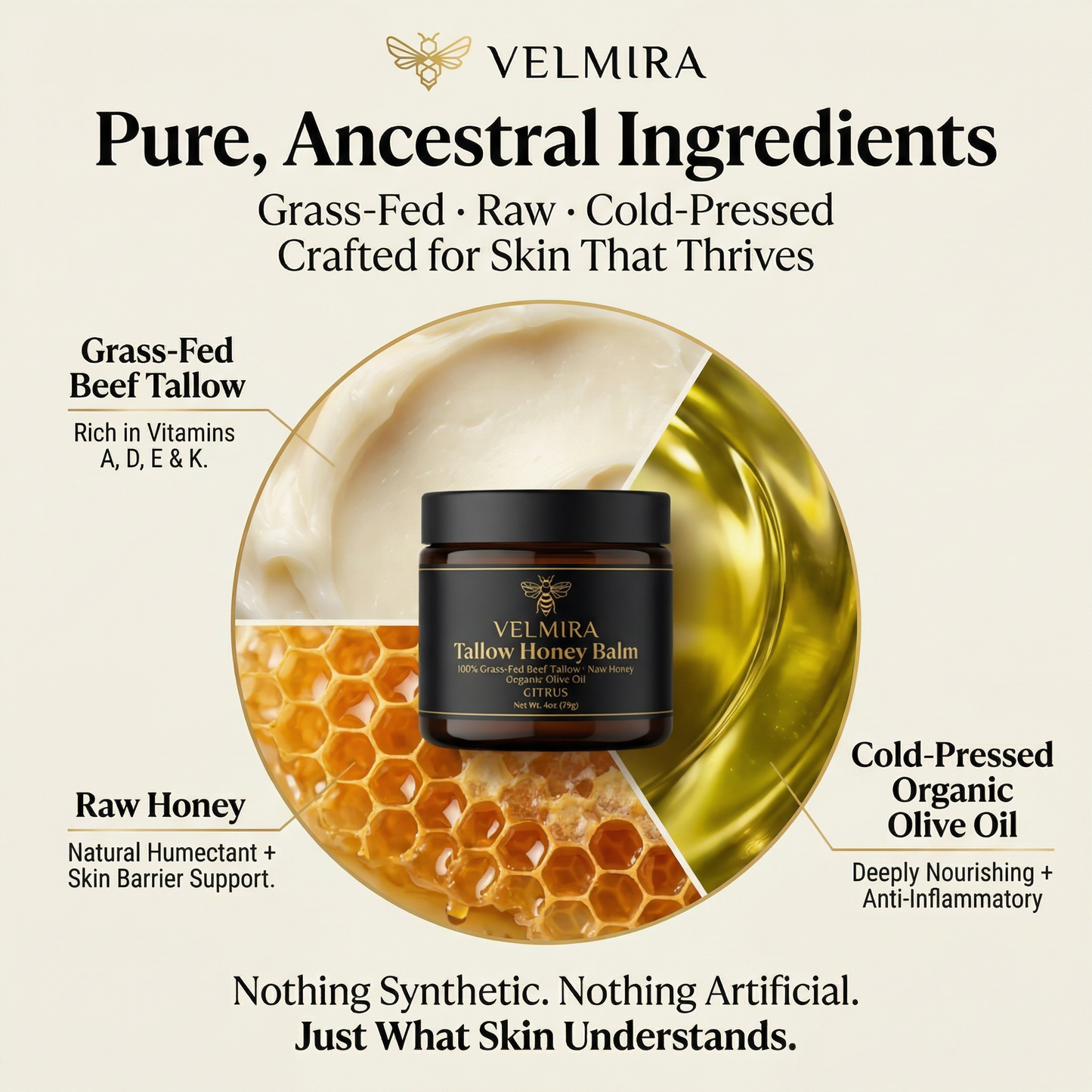 Tallow Honey Balm